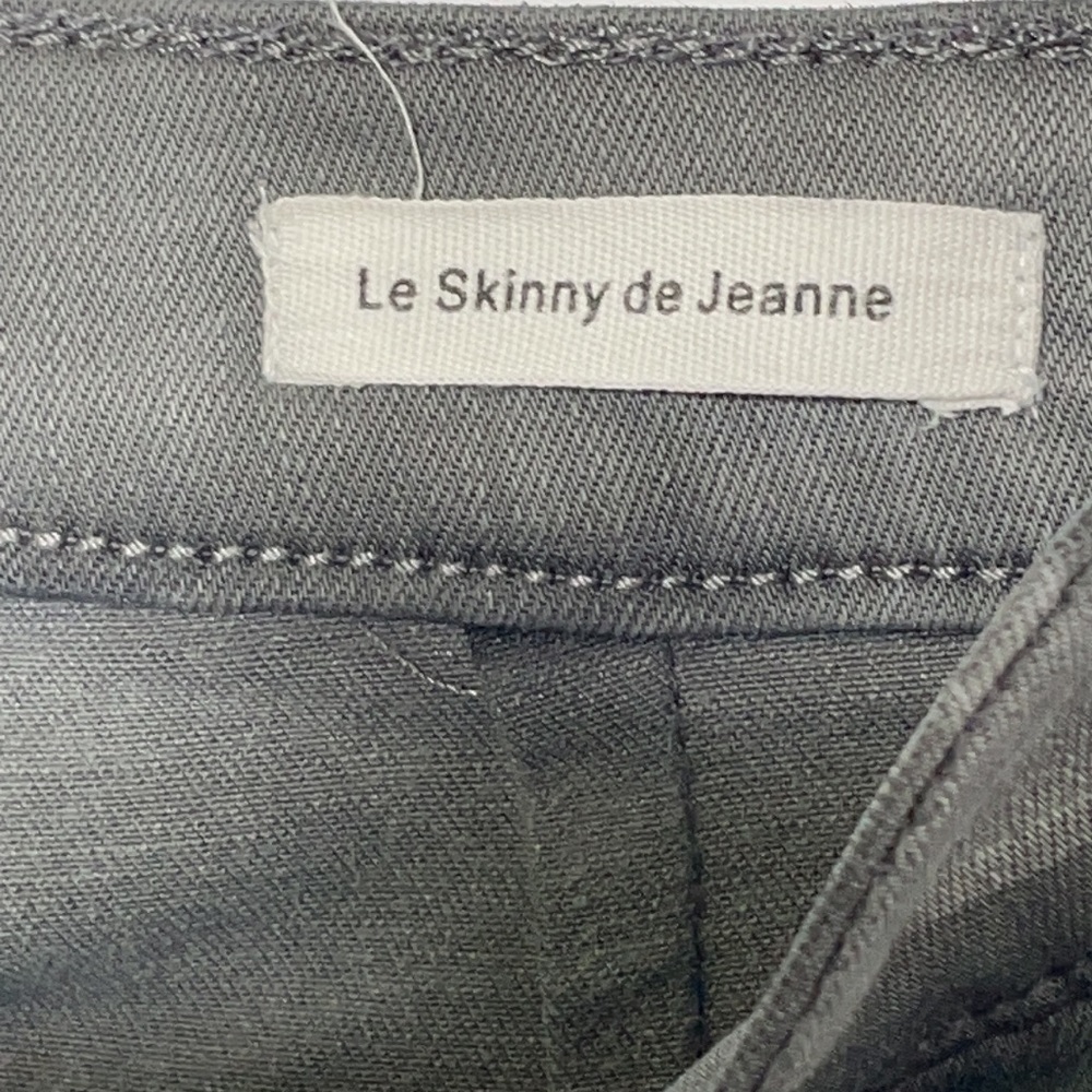 Frame Raw Hem Gray Skinny Jeans (27) - Picture 10 of 13